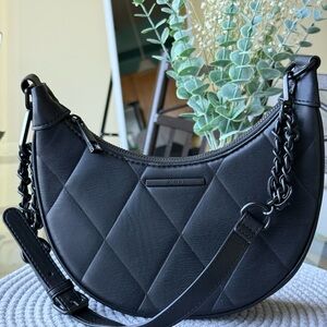 Aldo Black Quilted Shoulder Bag